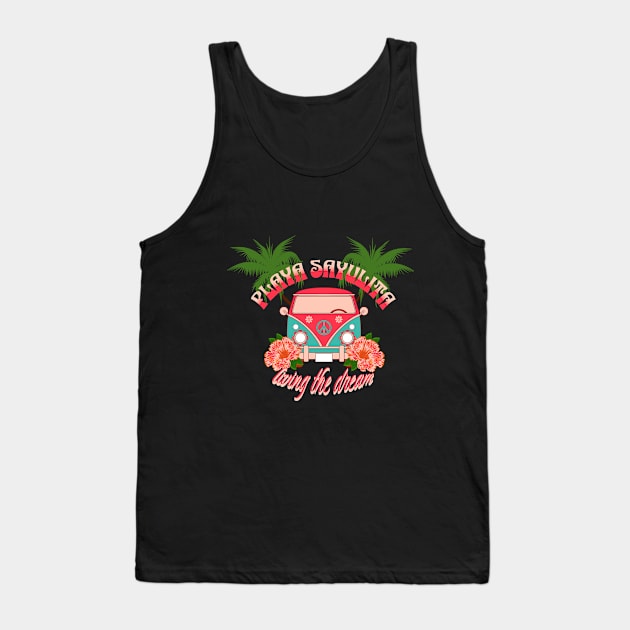 Playa Sayulita Living the Dream Tank Top by MeliBelle